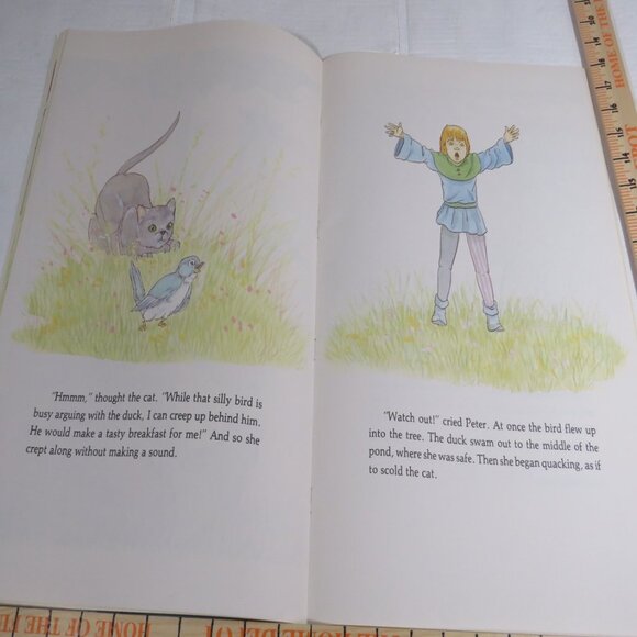 Peter and the Wolf BIG BOOK (almost 2 feet tall) Classroom Size - Picture 5 of 10